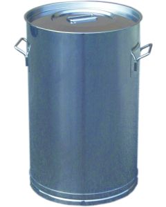 bucket in stainless steel 100 lt