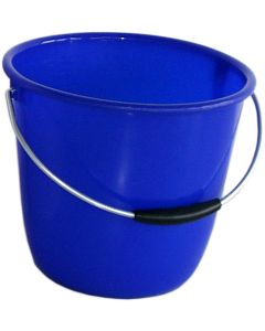 Seau plastique, 10 lt bleu