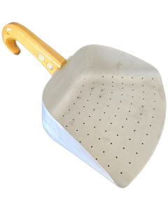 Kelle Aluminium gelocht  32 cm Holzgriff