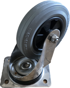 Lenkrolle 22/16 inox zu Transportwagen