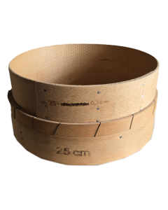 Buttersieb mit Holzzarge  25 cm