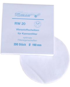 Vliesstoffscheiben  Ø280mm (Milchfilterwatte)  200Stk.