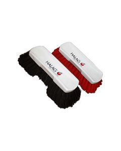 Brosse main plastique corp.concave nylon rouge