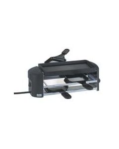 Raclette-Grill Twin grau  0002.01 mit Spachtel