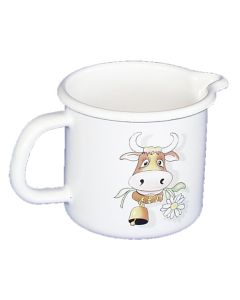 Pot à lait émaillé 3/4 lt D=10 cm Almliesel