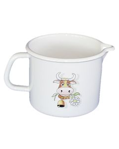 Milchtopf Email 1 lt   D=12cm Almliesel