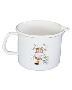 Pot à lait émaillé 1 lt D=12 cm Almliesel