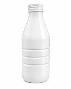 Rundflasche PET 5dl weiss  ND38 ohne Deckel