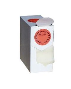 Dispenser en carton pour etiq. 120x120x70mm (49mm)