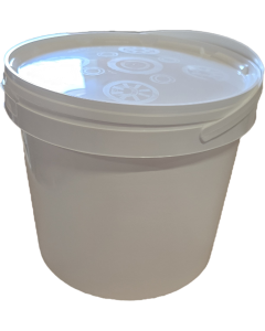 Rundeimer 5.8 lt PP weiss. mit Deckel Garantie