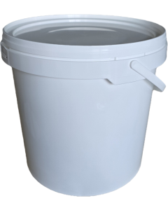 Rundeimer 10.9 lt PP mit Deckel weiss Garantie
