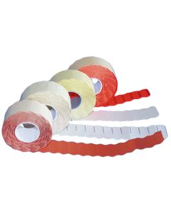 Etiketten rot unbedr. 26x12mm