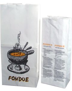 Fondue-Käsebeutel Caquelon d/f 1000 gr Klotzboden