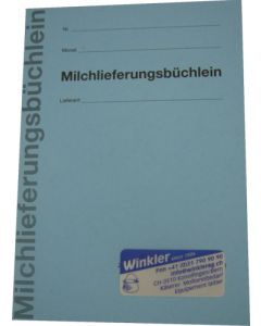 Milchlieferungsbüchlein BICO blau 6 W.
