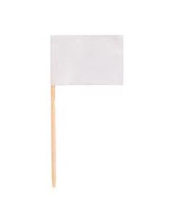 Petits drapeaux blanc,70/35x30mm 100 p.