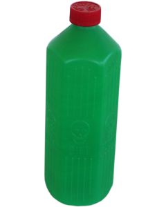 Bouteille PE pour poison 500 ml vert