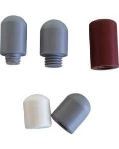 Harfenknopf Innengew. 8mm weiss