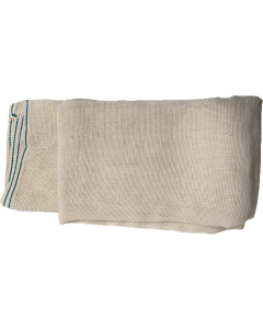 Toile à from.100% lin clair bord vert 165x165 cm 