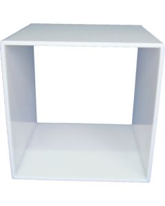 Racletteform 300x300x300/8 mm fein gelocht ohne Boden