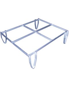 pieds de base inox pr claie 51x63 cm